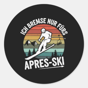 Adesivo Redondo Travão Apenas Para Apres-ski Skiing Ski Drives Ski