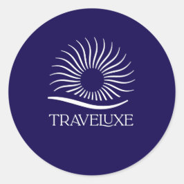 Adesivo Redondo Traveluxe Logo Round Sticker