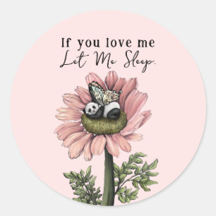 Adesivo Redondo Travesseiro decorativo de fada de urso-de-fada, co