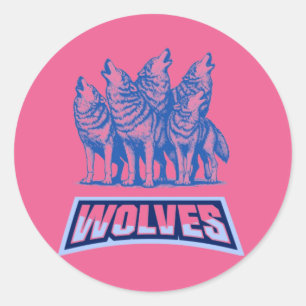 Adesivo Redondo Travesseiro decorativo dos Lobos