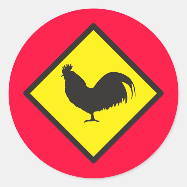 Adesivo Redondo Travessia ROOSTER (Frente)