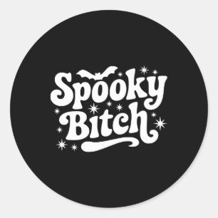 Adesivo Redondo Trecho Da Bruxa De Halloween Dizendo Ds Gift
