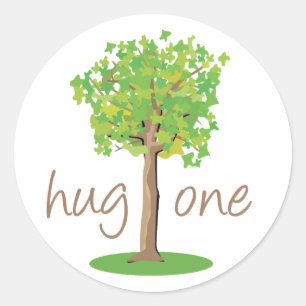 Adesivo Redondo Tree Hugger