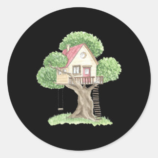 Adesivo Redondo Treehouse