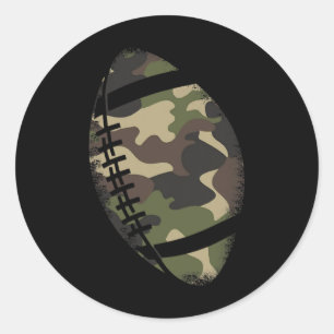Adesivo Redondo Treinador Camo da Equipe do Gift College da Camufl