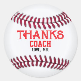 Adesivo Redondo Treinador de obrigados de