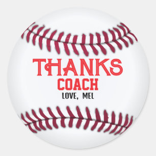 Adesivo Redondo Treinador de obrigados de