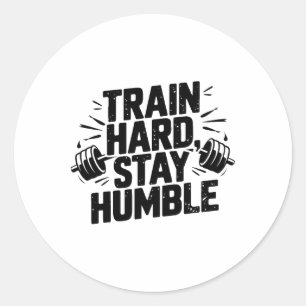 Adesivo Redondo Treino de academia engraçado fitness musculação es