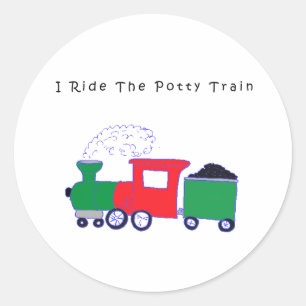 Adesivo Redondo Trem do Potty