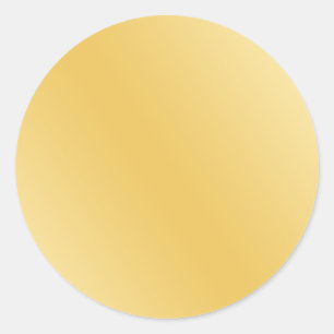 Adesivo Redondo Trendy Elegant Glamor Faux Dourado