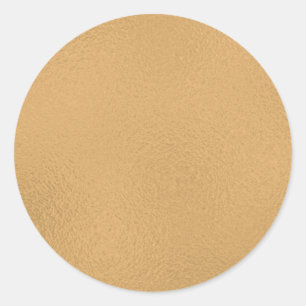 Adesivo Redondo Trendy Elegant Glamor Faux Dourado