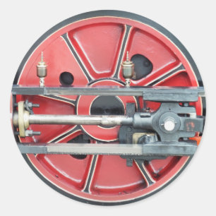 ADESIVO REDONDO TRENS DO VAPOR