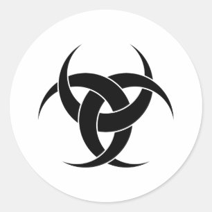 Adesivo Redondo Três Crescentes