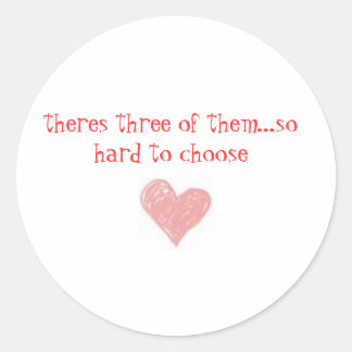 Adesivo Redondo três deles...duro de escolher