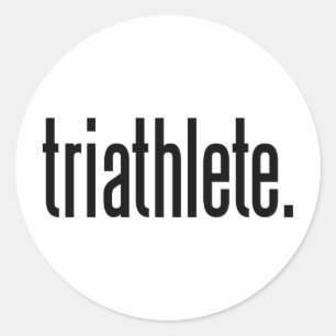 Adesivo Redondo Triathlete.