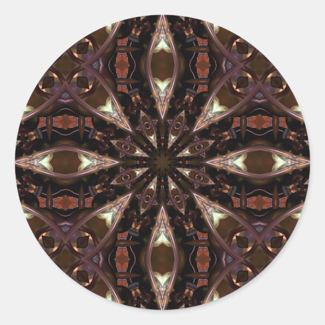 Adesivo Redondo Tribal Dois (Frente)