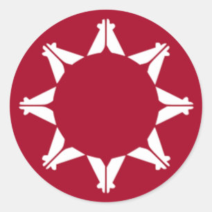 Adesivo Redondo Tribo Lakota
