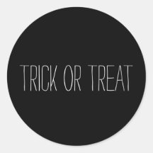 Trick ou Tratar o Dia das Bruxas preto branco Spoo