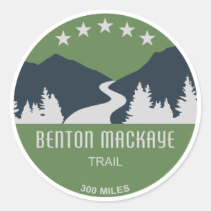 Adesivo Redondo Trilha de Benton MacKaye