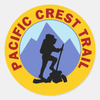 Adesivo Redondo Trilha do Pacífico Crest