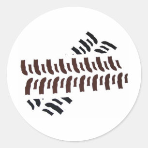 Adesivo Redondo Trilhas de Bogger