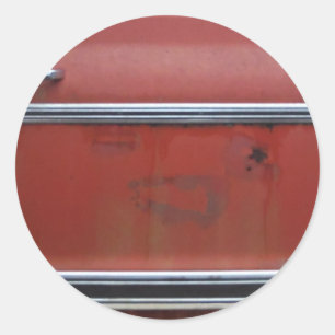 Adesivo Redondo Trim prateado Red Chevy