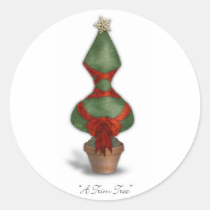 Adesivo Redondo Trim Tree Corset Natal