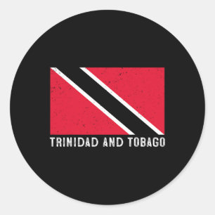 Adesivo Redondo Trin De Bandeiras Patriótica Tristes De Trinidade