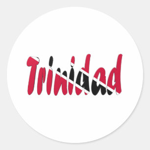Adesivo Redondo Trinidad & Tobago
