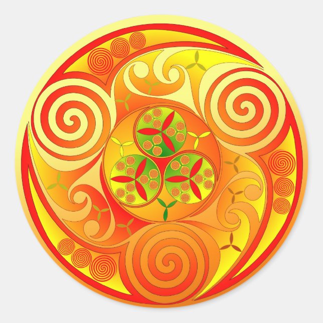 Adesivo Redondo Trinity Bui (Frente)