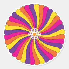 Adesivo Redondo Trinta e Sessenta Brilhantes