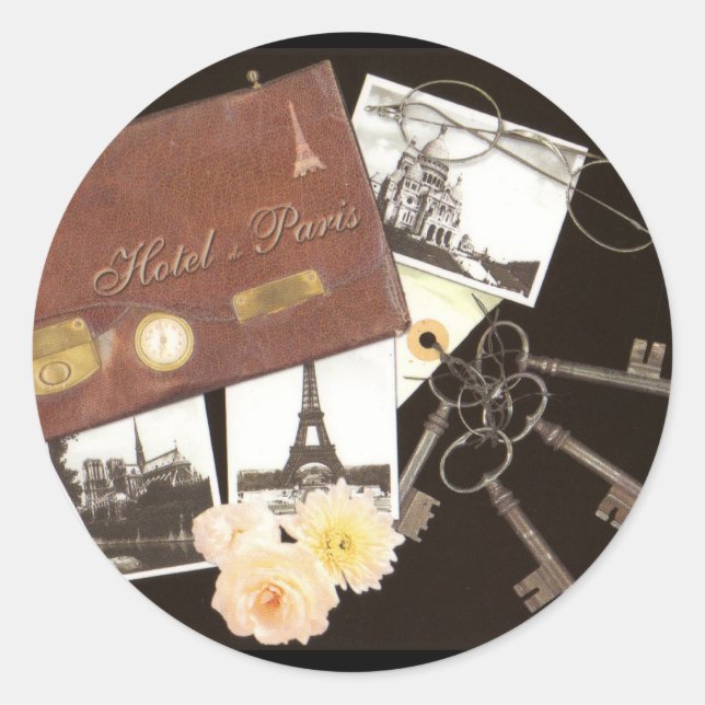 Adesivo Redondo Trip Sticker (Frente)