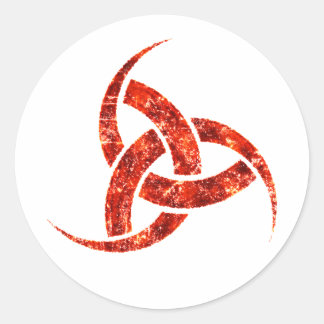 Adesivo Redondo Triple Horn of Odin