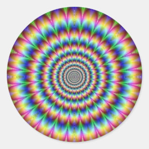Adesivo Redondo Trippy