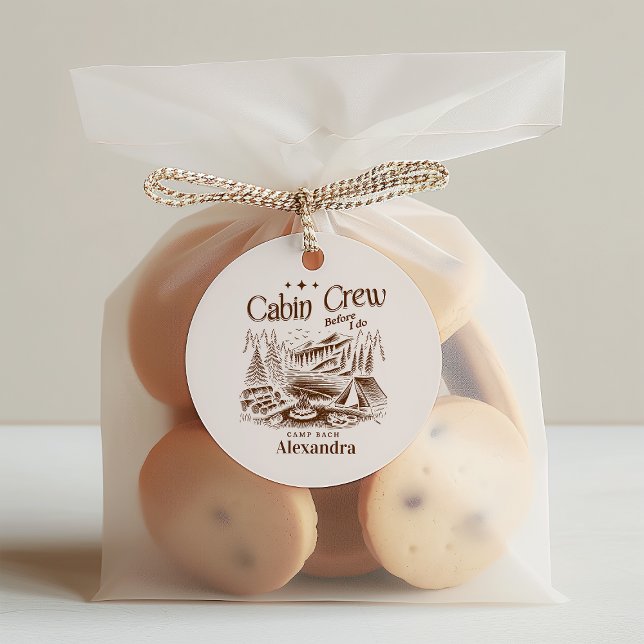 Adesivo Redondo Tripulação De Cabina De Campo Antes Da Bachelorett (Criador carregado)