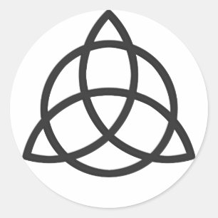 Adesivo Redondo Triquetra
