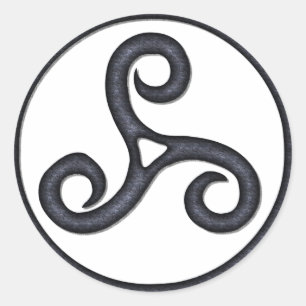 Adesivo Redondo Triskel