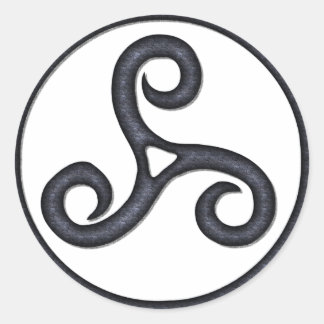 Adesivo Redondo Triskel