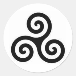 Adesivo Redondo Triskele