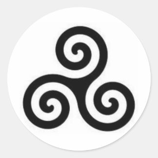 Adesivo Redondo Triskele