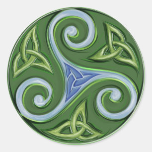 Adesivo Redondo Triskelle