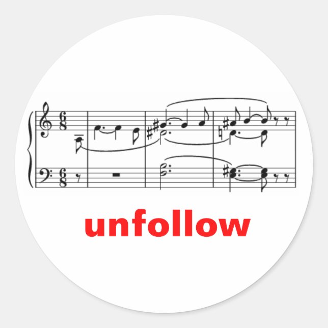 Adesivo Redondo Tristan Chord Unnext (Frente)