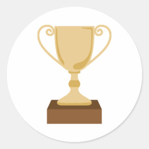 Adesivo Redondo Troféu