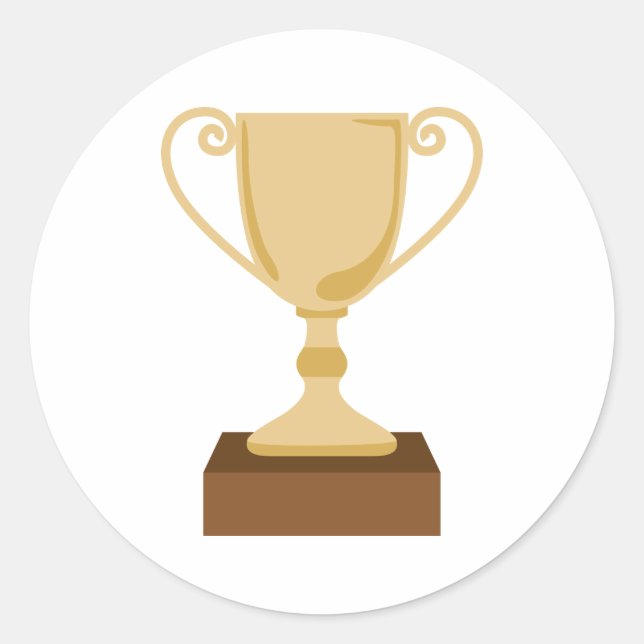 Adesivo Redondo Troféu (Frente)