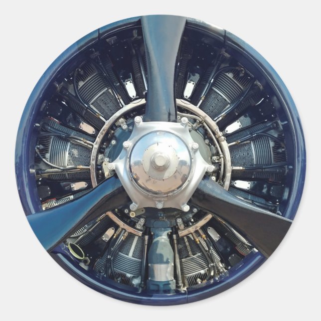 Adesivo Redondo Trojan T-28 (Frente)