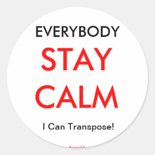 Adesivo Redondo Trompa francesa que eu posso transpr