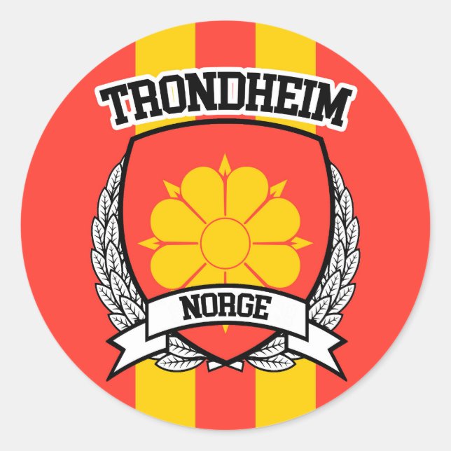 Adesivo Redondo Trondheim (Frente)