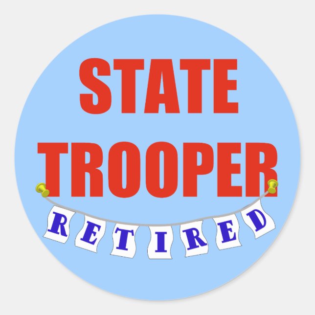 ADESIVO REDONDO TROOPER DE ESTADO RETIRADO (Frente)