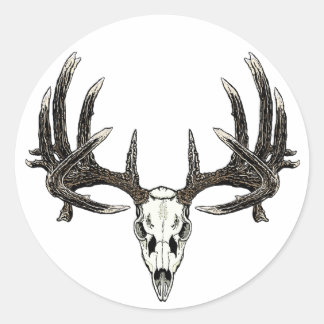 Adesivo Redondo Trophy Whitetail Buck