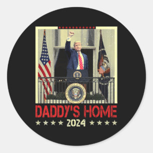Adesivo Redondo Trump 2024 Leve a América Ck Home Trump 2024